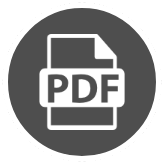 Icon pdf circle